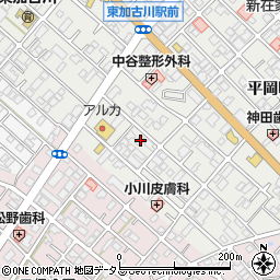 兵庫県加古川市平岡町新在家94-4周辺の地図