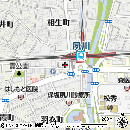リブ・マックス夙川店周辺の地図