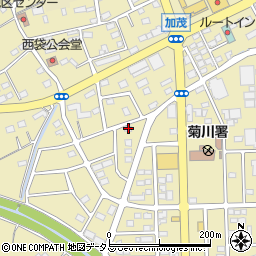 静岡県菊川市加茂5846周辺の地図