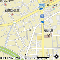 静岡県菊川市加茂5846周辺の地図