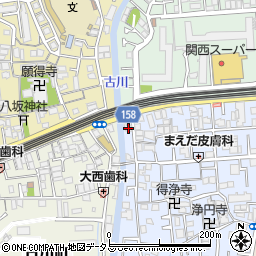 大阪府門真市常盤町1-5周辺の地図