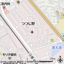 兵庫県加古川市平岡町つつじ野1-341周辺の地図