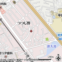 兵庫県加古川市平岡町つつじ野1-332周辺の地図