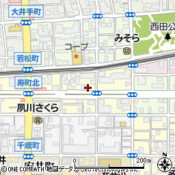 究極のハンバーグと窯焼きピザ trinity&夙川桜庵周辺の地図