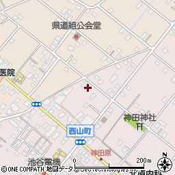 静岡県浜松市中央区西山町2114周辺の地図