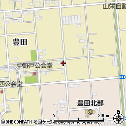 静岡県磐田市豊田587周辺の地図