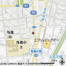 静岡県浜松市中央区市野町2354周辺の地図