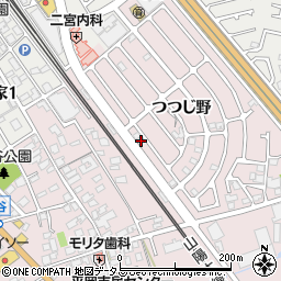 兵庫県加古川市平岡町つつじ野1-211周辺の地図