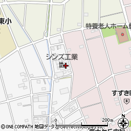 静岡県磐田市富丘125周辺の地図
