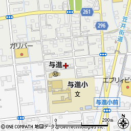 静岡県浜松市中央区市野町2402周辺の地図