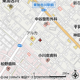 兵庫県加古川市平岡町新在家94-2周辺の地図
