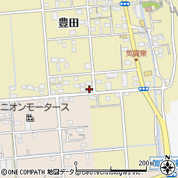 静岡県磐田市豊田173周辺の地図