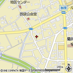 静岡県菊川市加茂5208周辺の地図