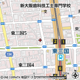 キッチンオリジン東三国店周辺の地図