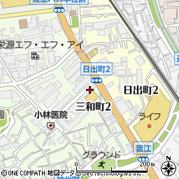 ヘルパーステーションIYASAKA周辺の地図