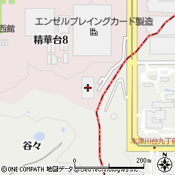 精華台華の塔配水池周辺の地図