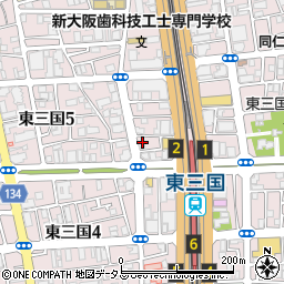 あゆみ薬局東三国店周辺の地図