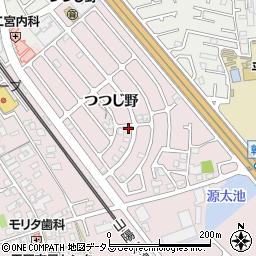 兵庫県加古川市平岡町つつじ野1-36周辺の地図