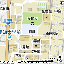 愛知県豊橋市町畑町（町畑）周辺の地図