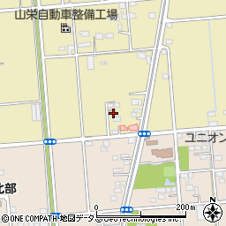 静岡県磐田市豊田332-2周辺の地図