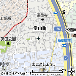 大阪府門真市堂山町周辺の地図