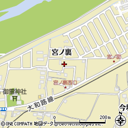 京都府木津川市木津宮ノ裏173-25周辺の地図