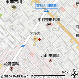 兵庫県加古川市平岡町新在家94-10周辺の地図