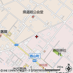 静岡県浜松市中央区西山町2113周辺の地図
