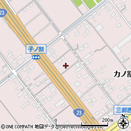 愛知県豊橋市神野新田町ワノ割112周辺の地図
