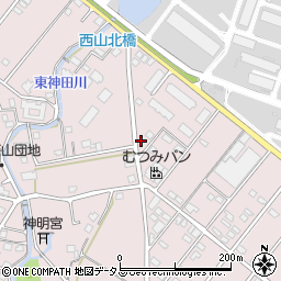 静岡県浜松市中央区西山町130周辺の地図