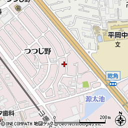 兵庫県加古川市平岡町つつじ野1-289周辺の地図