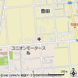 静岡県磐田市豊田182周辺の地図