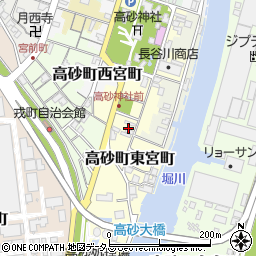 兵庫県高砂市高砂町東宮町周辺の地図