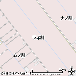 愛知県豊橋市神野新田町（ラノ割）周辺の地図