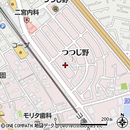 兵庫県加古川市平岡町つつじ野1-221周辺の地図