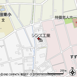 静岡県磐田市富丘124周辺の地図