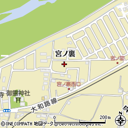 京都府木津川市木津宮ノ裏181周辺の地図