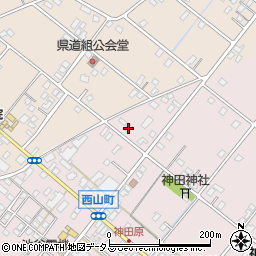 静岡県浜松市中央区西山町2110周辺の地図