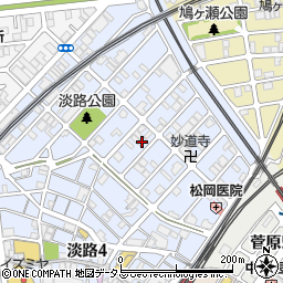 金光教東淀川教会周辺の地図