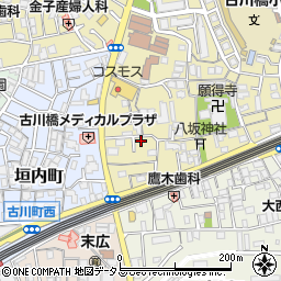 大阪府門真市御堂町2-11周辺の地図
