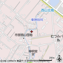 静岡県浜松市中央区西山町1890周辺の地図