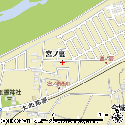 京都府木津川市木津宮ノ裏173-30周辺の地図