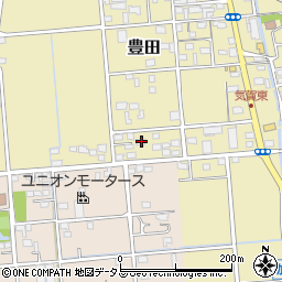 静岡県磐田市豊田180周辺の地図