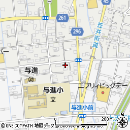 静岡県浜松市中央区市野町2351周辺の地図