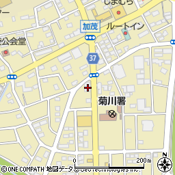 静岡県菊川市加茂5817周辺の地図