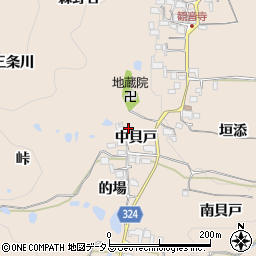 京都府木津川市加茂町観音寺中貝戸32周辺の地図