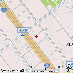 愛知県豊橋市神野新田町ワノ割117周辺の地図