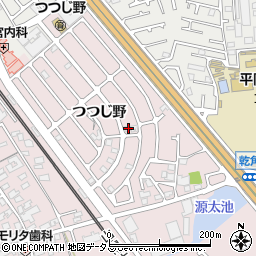 兵庫県加古川市平岡町つつじ野1-268周辺の地図
