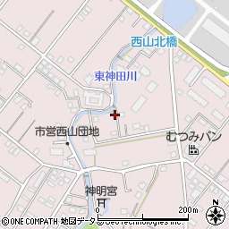 静岡県浜松市中央区西山町1887周辺の地図