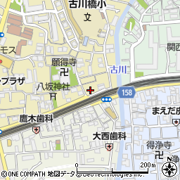 大阪府門真市御堂町5-2周辺の地図